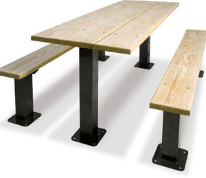 Traditional Multi Pedestal Rectangular Table (349)