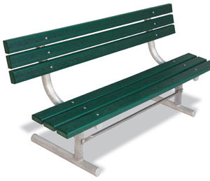 Traditional Park/Team Bench with Back (940)