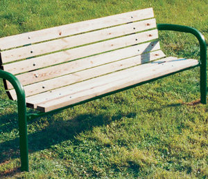 Traditional Park/Team Bench with Back (970)